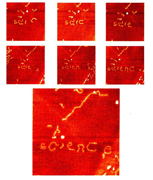 Assembling of the word "SCIENCE"